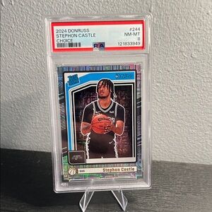 2024 Donruss Stephon Castle Choice Refractor Rated Rookie PSA 8